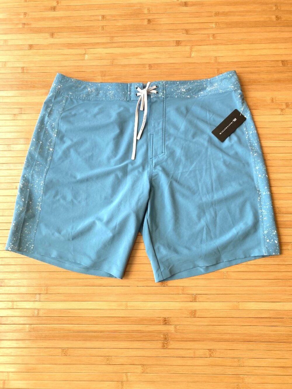 Travis Mathew Under the Sun Boardshorts Swim Surf Mens 36 Captains Blue NWT
